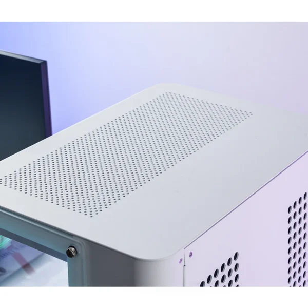 Gabinete Premium Jonsbo Tk-2 Atx Panorâmico Vidro Temperado Usb-C Branco