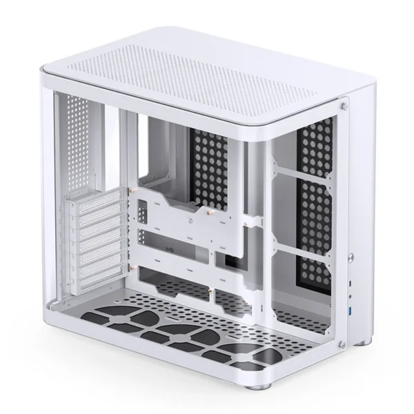 Gabinete Premium Jonsbo Tk-2 Atx Panorâmico Vidro Temperado Usb-C Branco