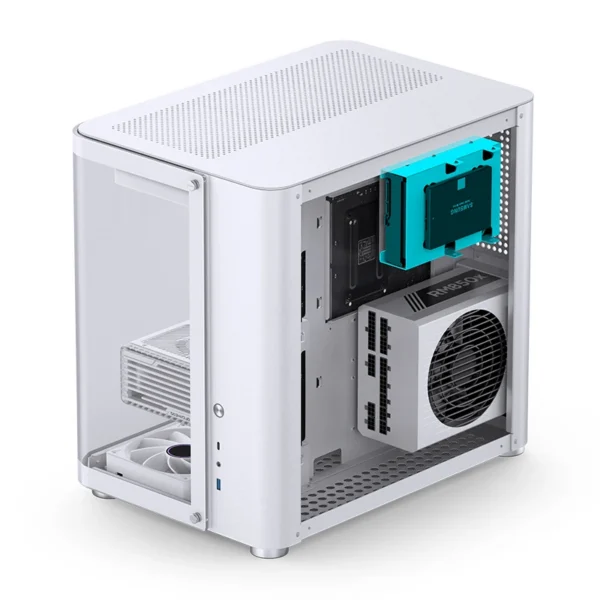 Gabinete Premium Jonsbo Tk-2 Atx Panorâmico Vidro Temperado Usb-C Branco