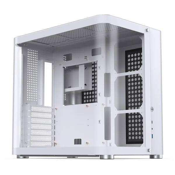 Gabinete Premium Jonsbo Tk-2 Atx Panorâmico Vidro Temperado Usb-C Branco