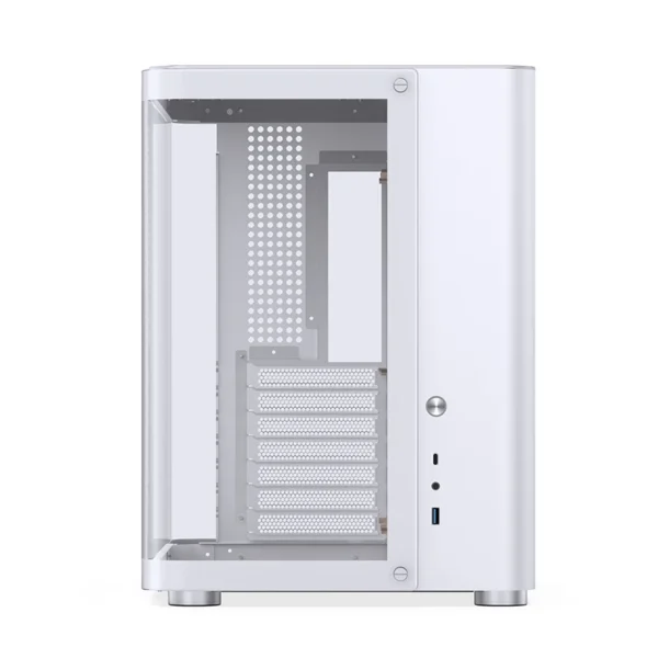 Gabinete Premium Jonsbo Tk-2 Atx Panorâmico Vidro Temperado Usb-C Branco