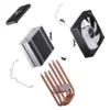 Cooler Para Processador Jonsbo Cr-1300 Evo 42 Cfm Preto