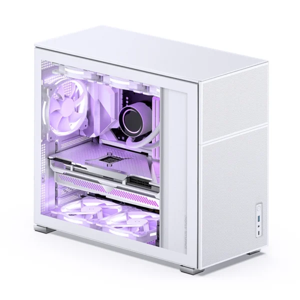 Gabinete Premium Jonsbo D41 Mesh Atx Branco Usb-C