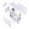 Gabinete Premium Jonsbo D41 Mesh Atx Branco Usb-C