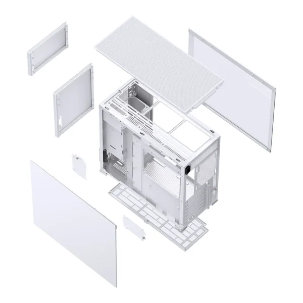 Gabinete Premium Jonsbo D41 Mesh Atx Branco Usb-C