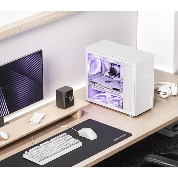 Gabinete Premium Jonsbo D41 Mesh Atx Branco Usb-C