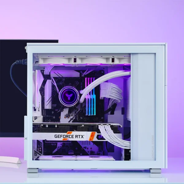 Gabinete Premium Jonsbo D41 Mesh Atx Branco Usb-C