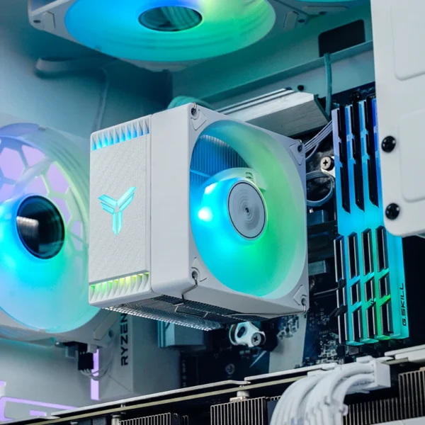 Cooler Para Processador Jonsbo Cr-1400 Evo Argb 38 Cfm Branco