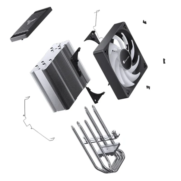 Cooler Para Processador Jonsbo Cr-1000 Evo Argb 59 Cfm Preto