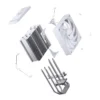 Cooler Para Processador Jonsbo Cr-1000 Evo Argb 59 Cfm Branco