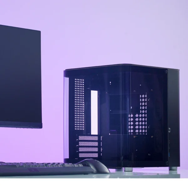 Gabinete Aquário Premium Jonsbo Tk-1 M-Atx Preto