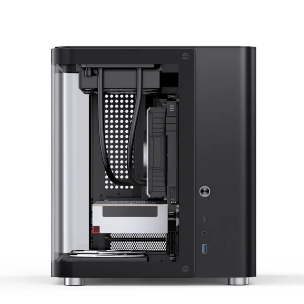 Gabinete Aquário Premium Jonsbo Tk-1 M-Atx Preto