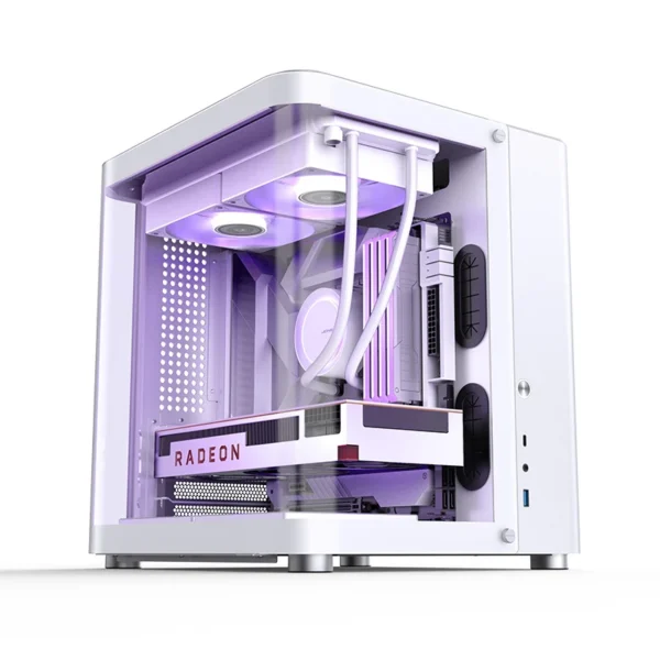 Gabinete Aquário Premium Jonsbo Tk-1 M-Atx Branco