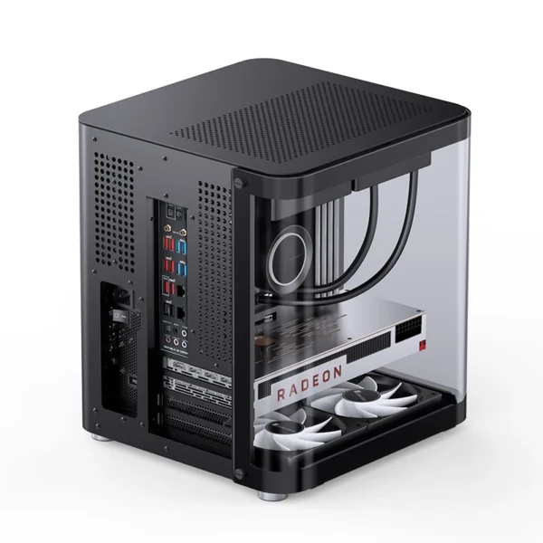 Gabinete Aquário Premium Jonsbo Tk-1 M-Atx Preto