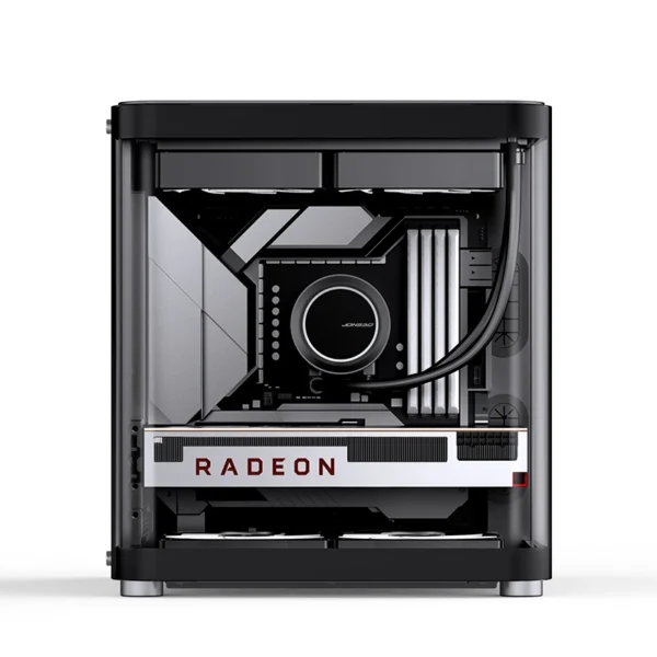 Gabinete Aquário Premium Jonsbo Tk-1 M-Atx Preto
