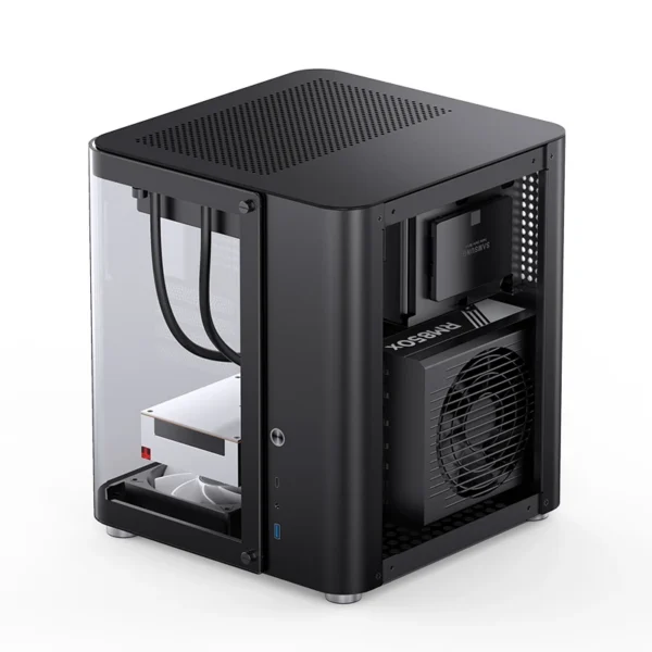 Gabinete Aquário Premium Jonsbo Tk-1 M-Atx Preto