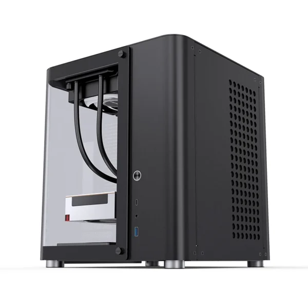 Gabinete Aquário Premium Jonsbo Tk-1 M-Atx Preto