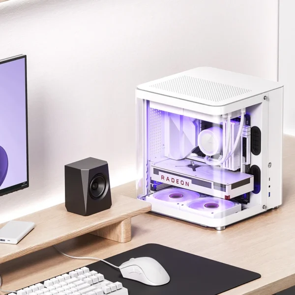 Gabinete Aquário Premium Jonsbo Tk-1 M-Atx Branco
