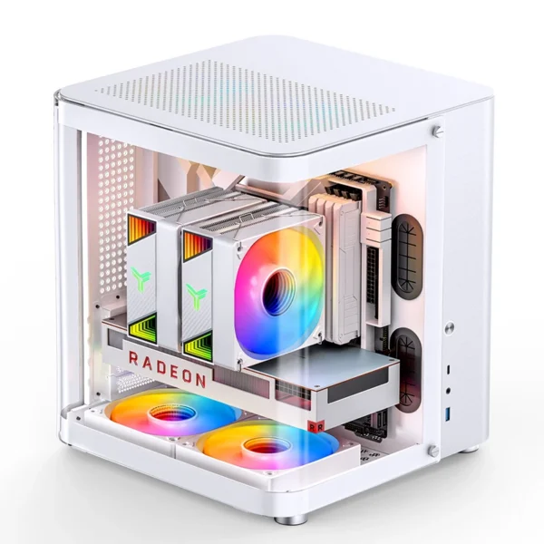 Gabinete Aquário Premium Jonsbo Tk-1 M-Atx Branco