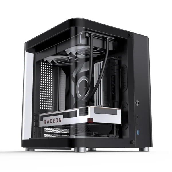 Gabinete Aquário Premium Jonsbo Tk-1 M-Atx Preto