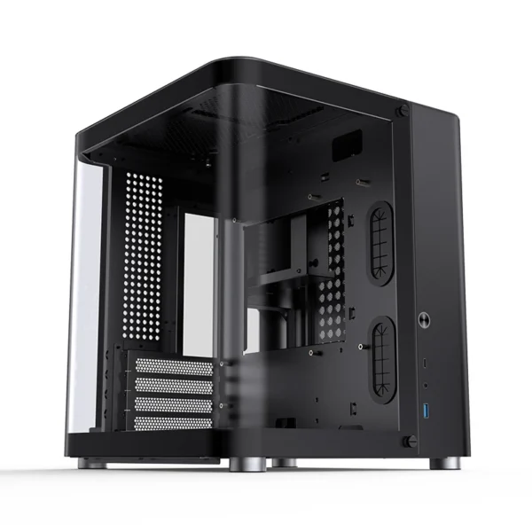 Gabinete Aquário Premium Jonsbo Tk-1 M-Atx Preto