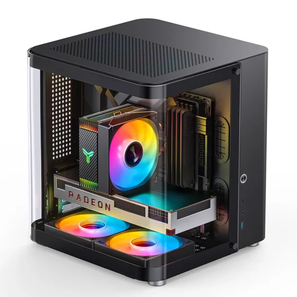 Gabinete Aquário Premium Jonsbo Tk-1 M-Atx Preto