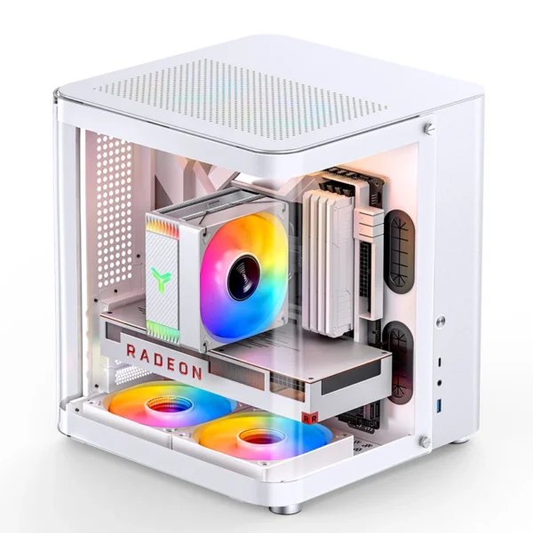 Gabinete Aquário Premium Jonsbo Tk-1 M-Atx Branco