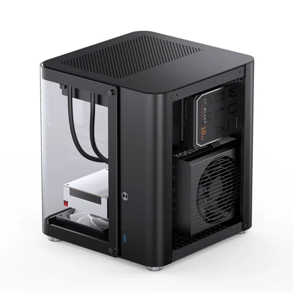Gabinete Aquário Premium Jonsbo Tk-1 M-Atx Preto