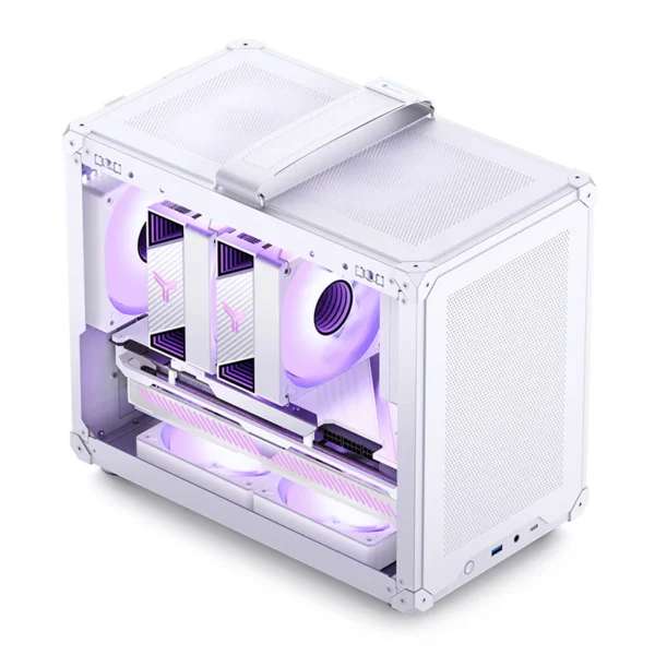 Gabinete Compacto Jonsbo C6 Max M-Atx Branco Usb-C