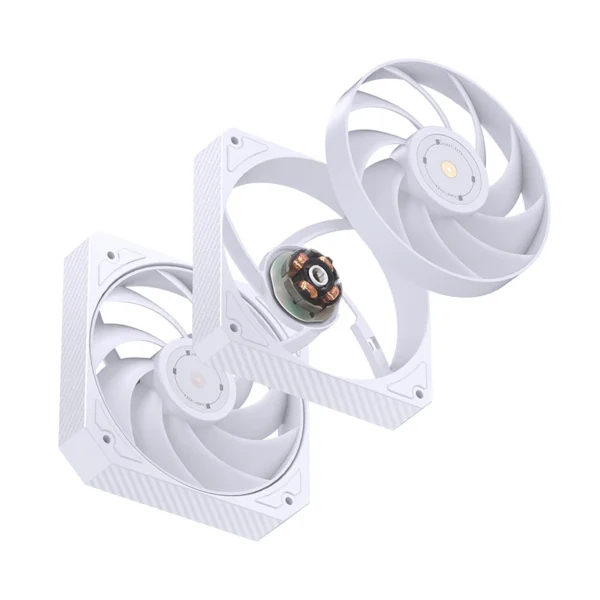 Cooler Ultra Premium Para Processador Jonsbo Hx6280 Dual Tower 81 Cfm Branco