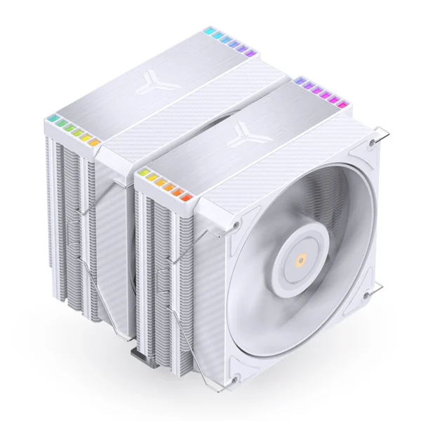 Cooler Ultra Premium Para Processador Jonsbo Hx6280 Dual Tower 81 Cfm Branco