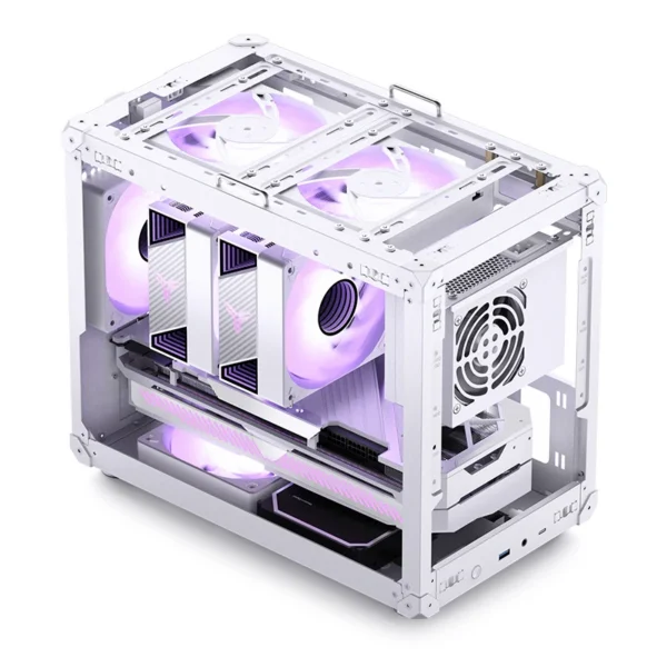 Gabinete Compacto Jonsbo C6 Max M-Atx Branco Usb-C