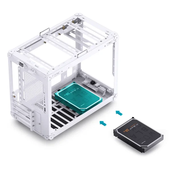 Gabinete Compacto Jonsbo C6 Max M-Atx Branco Usb-C