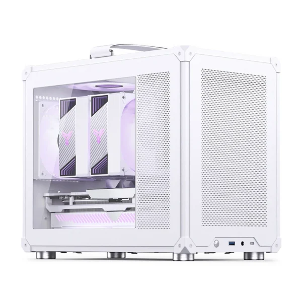 Gabinete Compacto Jonsbo C6 Max M-Atx Branco Usb-C