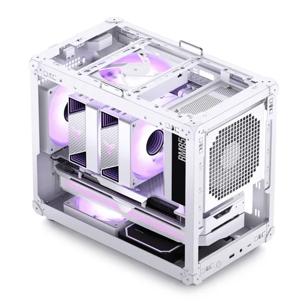Gabinete Compacto Jonsbo C6 Max M-Atx Branco Usb-C