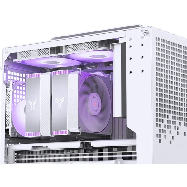 Cooler Ultra Premium Para Processador Jonsbo Hx6280 Dual Tower 81 Cfm Branco