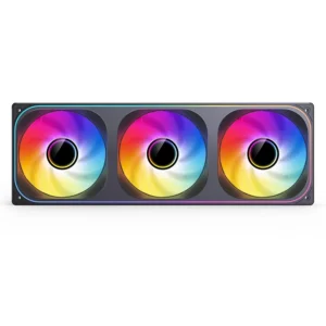 Fan 3 Em 1 Premium Jonsbo Zb-360B Alta Pressão 65 Cfm Argb 360Mm Pwm Preto