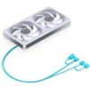 Fan 2 Em 1 Premium Jonsbo Zb-240W Alta Pressão 65 Cfm Argb 240Mm Pwm Branco