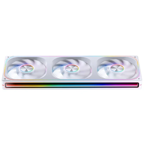 Fan 3 Em 1 Premium Jonsbo Za-360W Argb 360Mm 62 Cfm Pwm Branco