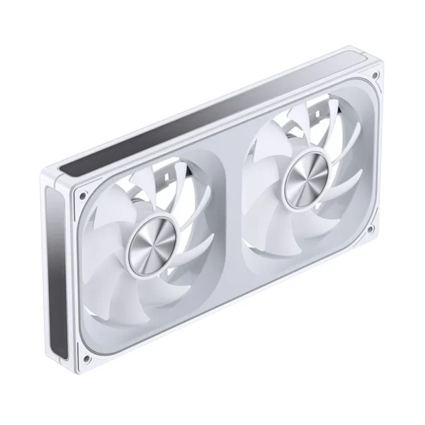 Fan 2 Em 1 Premium Jonsbo Za-240W Argb 240Mm 62 Cfm Pwm Branco