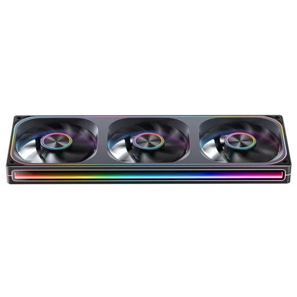 Fan 3 Em 1 Premium Jonsbo Za-360B Argb 360Mm 62 Cfm Pwm Preto