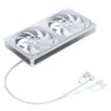 Fan 2 Em 1 Premium Jonsbo Za-240W Argb 240Mm 62 Cfm Pwm Branco