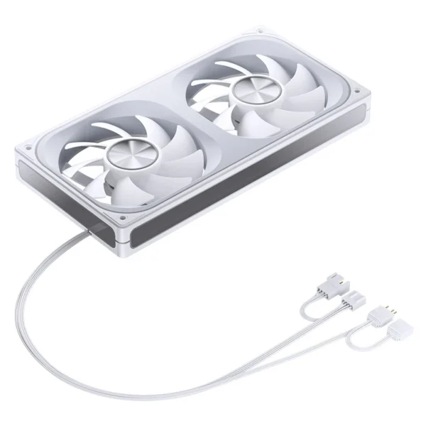 Fan 2 Em 1 Premium Jonsbo Za-240W Argb 240Mm 62 Cfm Pwm Branco