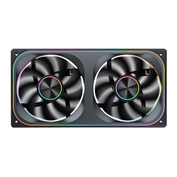 Fan 2 Em 1 Premium Jonsbo Za-240B Argb 240Mm 62 Cfm Pwm Preto
