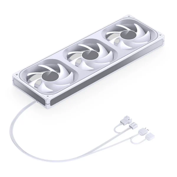 Fan 3 Em 1 Premium Jonsbo Zb-360W Alta Pressão 65 Cfm Argb 360Mm Pwm Branco