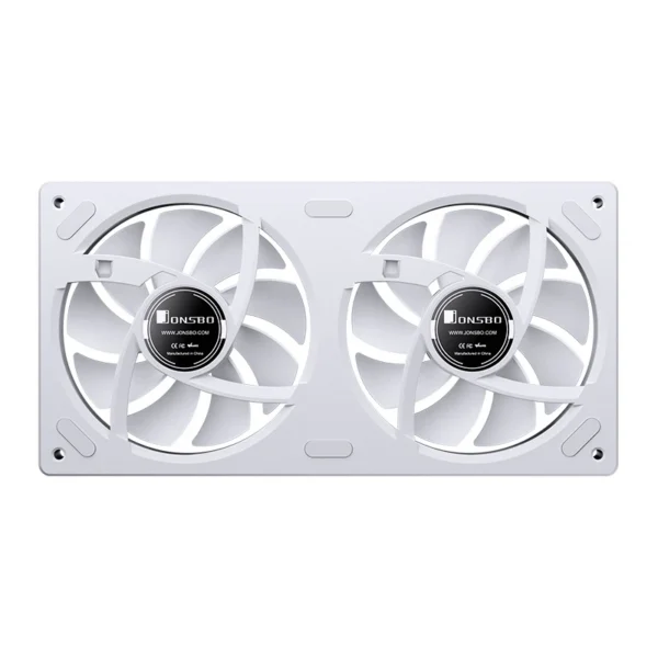 Fan 2 Em 1 Premium Jonsbo Za-240W Argb 240Mm 62 Cfm Pwm Branco