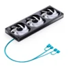 Fan 3 Em 1 Premium Jonsbo Zb-360B Alta Pressão 65 Cfm Argb 360Mm Pwm Preto