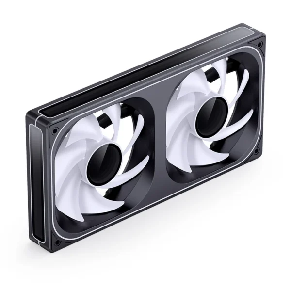 Fan 2 Em 1 Premium Jonsbo Zb-240B Alta Pressão 65 Cfm Argb 240Mm Pwm Preto