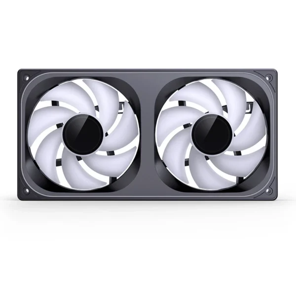Fan 2 Em 1 Premium Jonsbo Zb-240B Alta Pressão 65 Cfm Argb 240Mm Pwm Preto