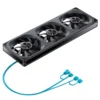 Fan 3 Em 1 Premium Jonsbo Za-360B Argb 360Mm 62 Cfm Pwm Preto